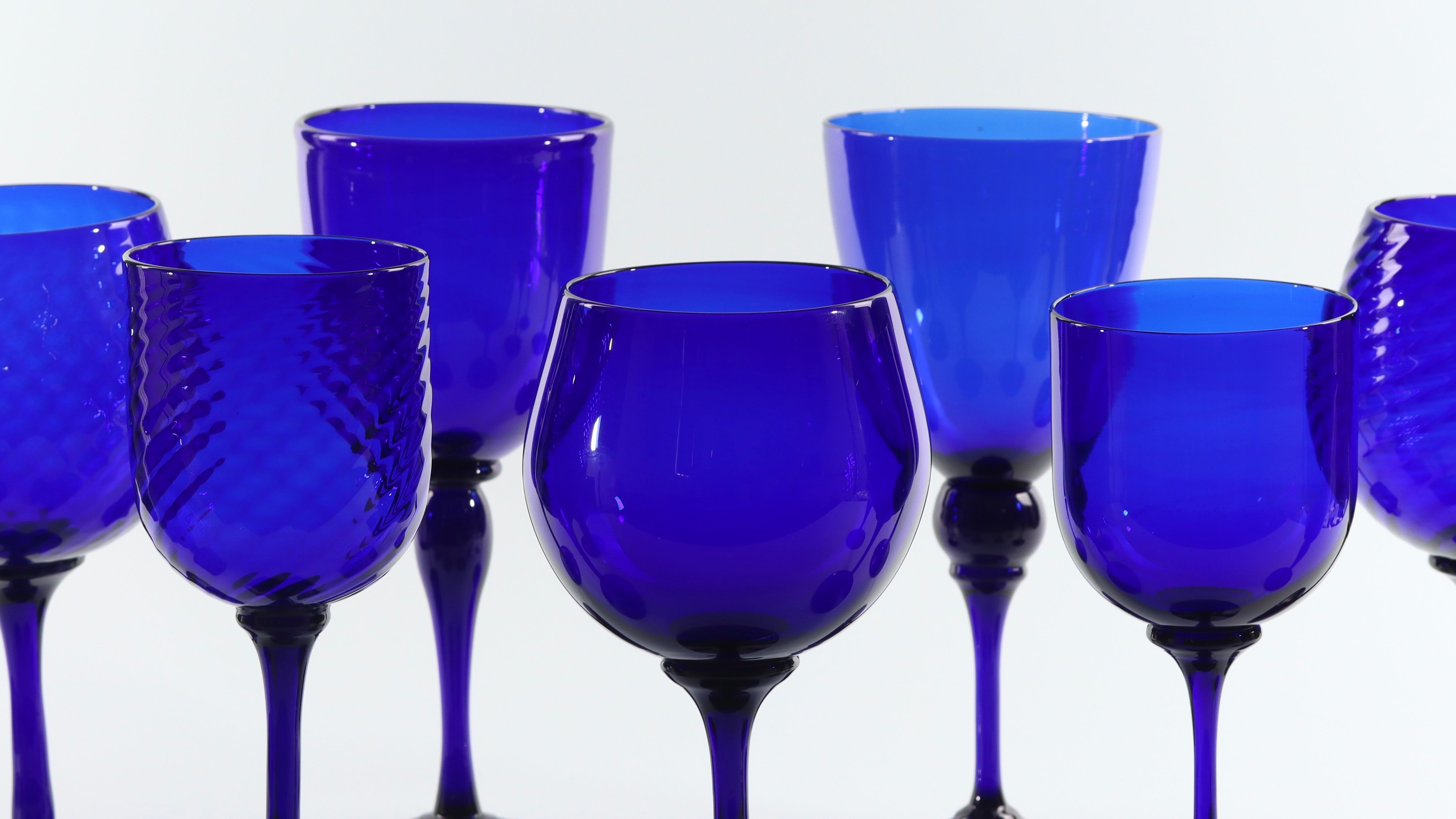 Buy drinking glasses handmade by Original Bristol Blue Glass