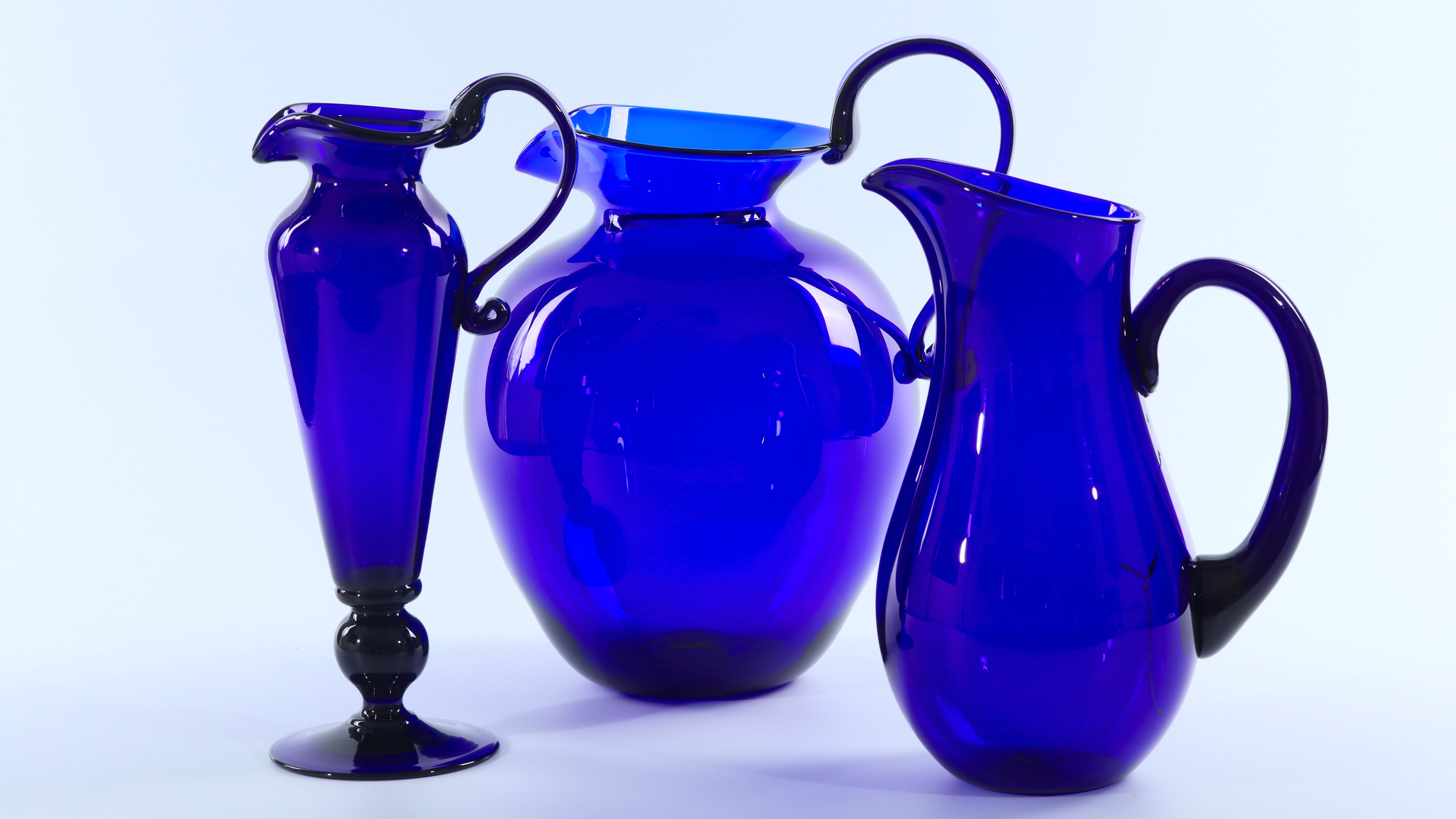 Buy Glass Jugs & Jugware Handmade by Original Bristol Blue Glass