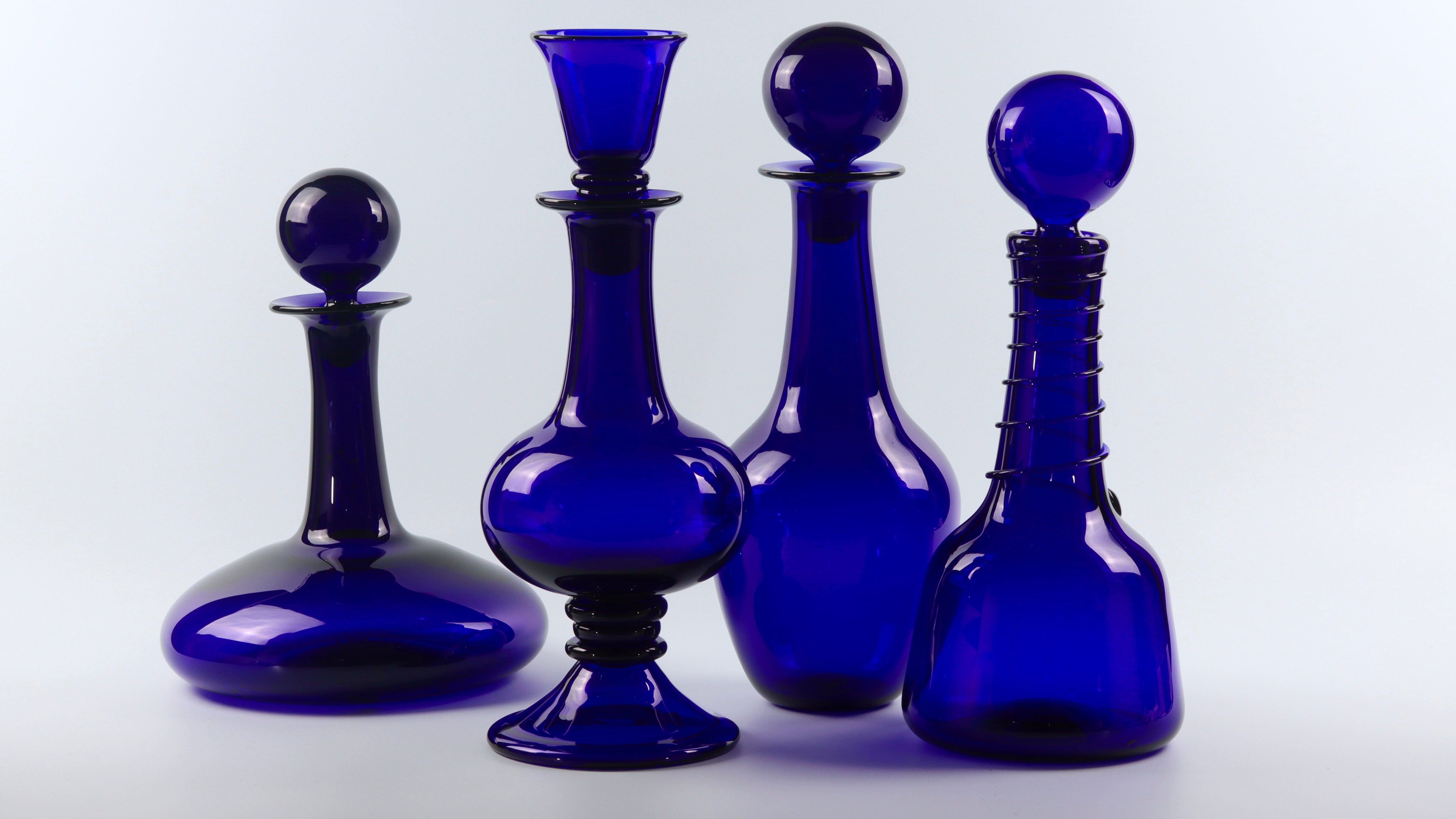 Glass decanters to buy from Original Bristol Blue Glass