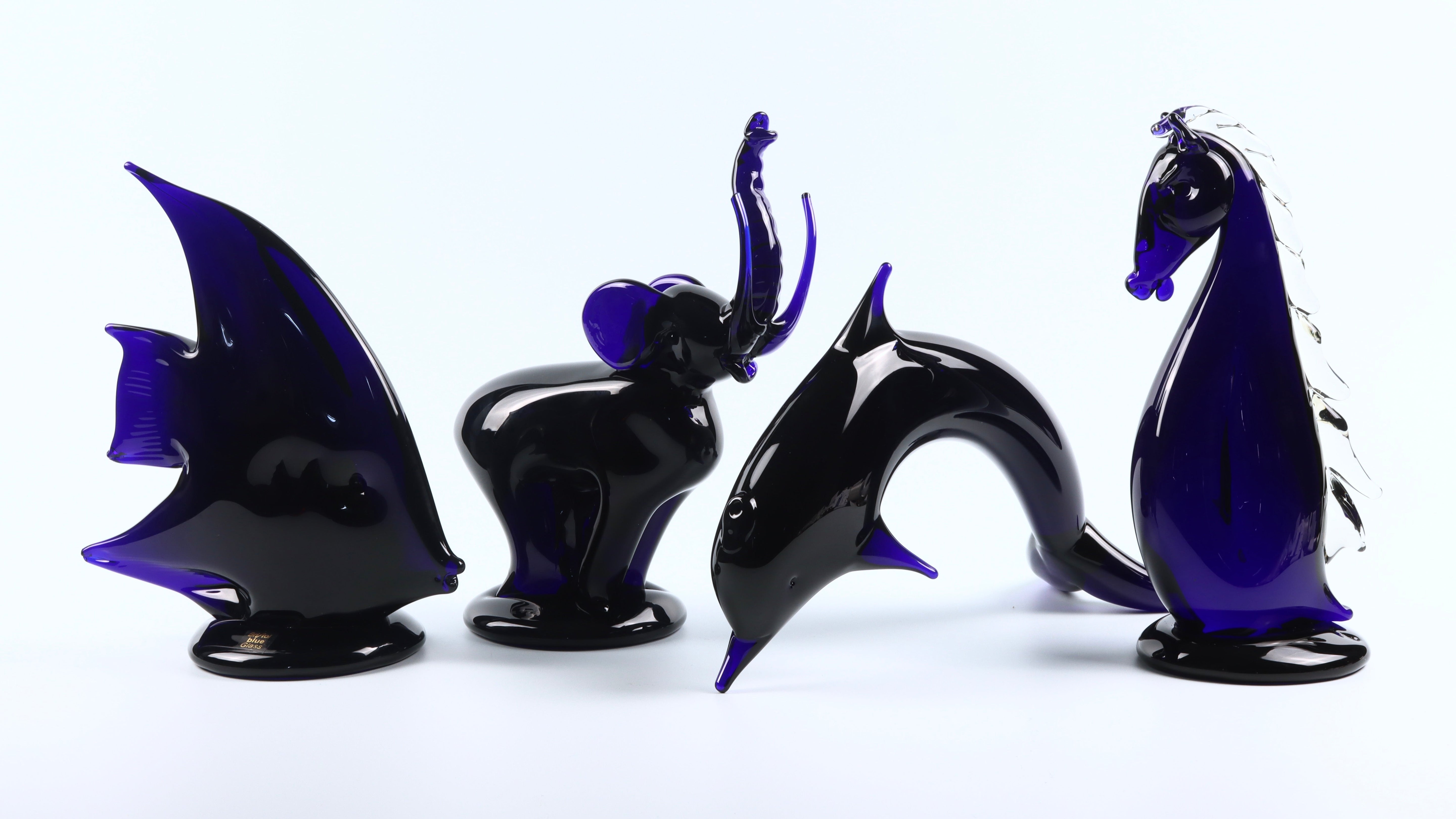 Glass sculptures to buy - handmade by Original Bristol Blue Glass