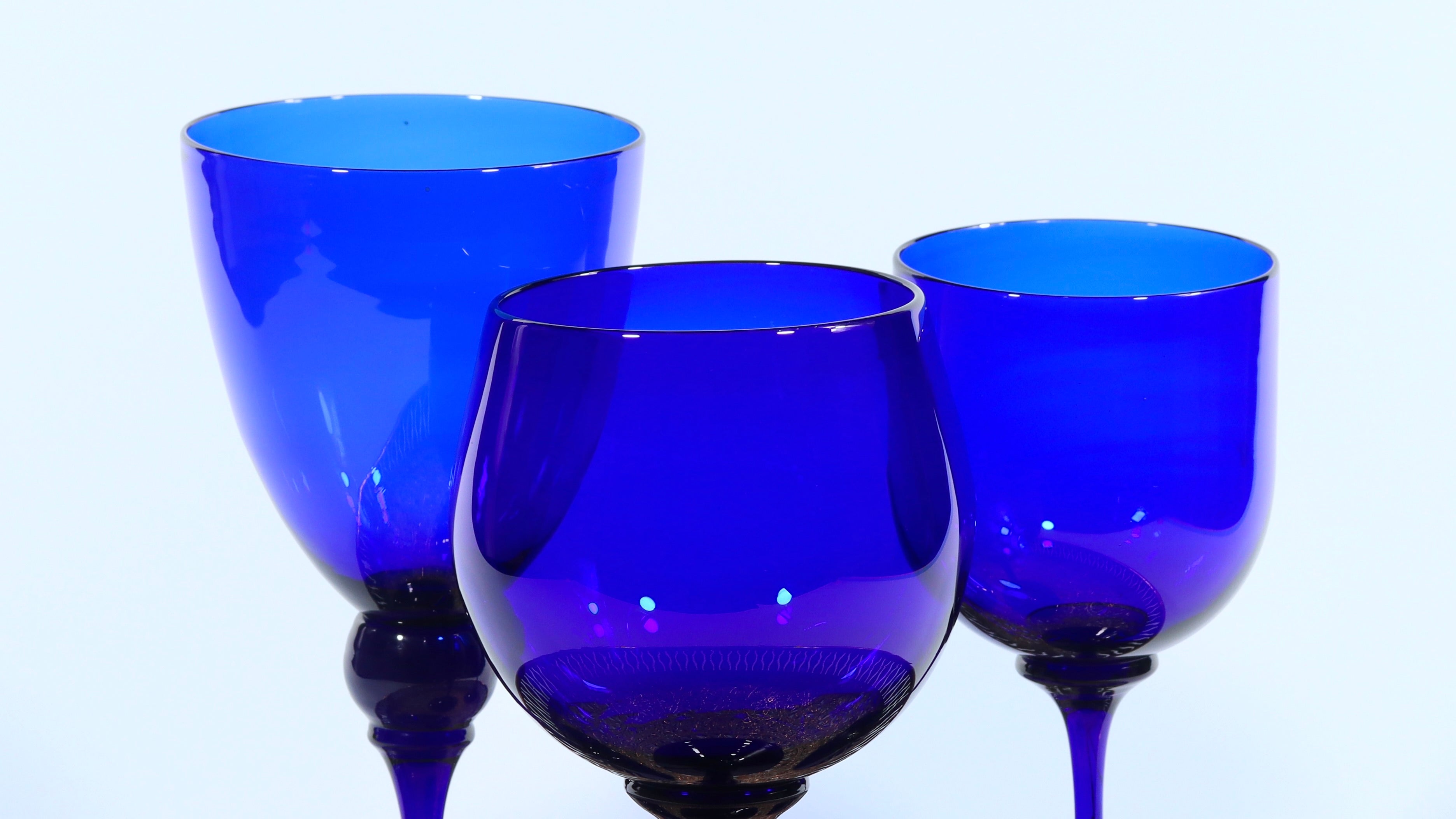 Blue Glassware