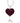 Amethyst Glass Heart Pendant Necklace