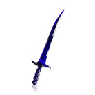 Blue Glass Sword Sculpture