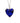 Cremation Memorial Heart Pendant - Bristol Blue