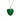 Cremation Memorial Heart Pendant - Emerald Green