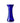 Large Blue Glass Lily Vase