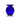 Large Blue Glass Round Vase