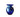 Small Silver Swirl Blue Glass Round Vase