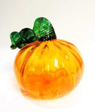 Small glass pumpkin made by Original Bristol Blue Glass
