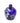 'Aurora' Blue Glass Perfume Bottle