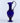 Blown-Footed Blue Glass Jug