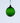 Bristol Green Glass Bauble