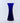 Large Blue Glass Lily Vase