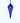 Winter Wonderland Blue Glass Pointed Bauble