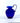 Medium Round Blue Glass Jug