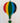 Multi-Coloured Fused Glass Hot Air Balloon