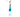 Aqua Blue Glass Drop Pendant Necklace