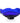 Bristol blue glass fluted dish to buy - approx width 32cm