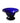 Blue Glass Tea Light Holder