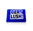 "Gert Lush" Blue Glass Magnet