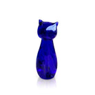 Blue Glass Mini Cat Sculpture