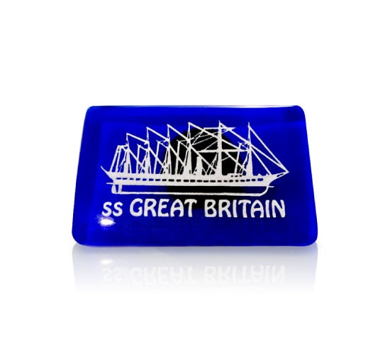 SS Great Britain Blue Glass Magnet