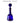 Blue Glass Trailed Decanter