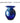 Buy Medium Tall Silver Swirl Blue Glass Vases at BlueGlassWorks