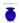 Buy Small Blue Glass Round Vases at BlueGlassWorks