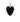 Cremation Memorial Heart Pendant - Black