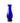 Large Blue Glass Bud Vase