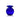 Medium Blue Glass Round Vase