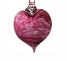 Red Swirl Heart Bauble