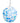 The Wisdom Collectabauble Bauble - Turquoise & Blue Spotted Glass