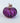 Proper Purple Dinky Everlasting Pumpkin Glass Sculpture