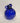 Bristol Blue Glass Everlasting Pumpkin Glass Sculpture