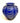 Festooned Blue Glass Vase 2022