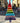 Rainbow Fused Glass Christmas Tree