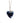 "Aurora" Blue Heart Pendant Necklace
