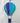 Blue Stained Glass Hot Air Balloon